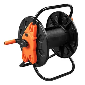 NEO TOOLS stojan pre záhradnú hadicu až 60m 1/2 alebo 20m 3/4, oranžovo-čierny, 15-791